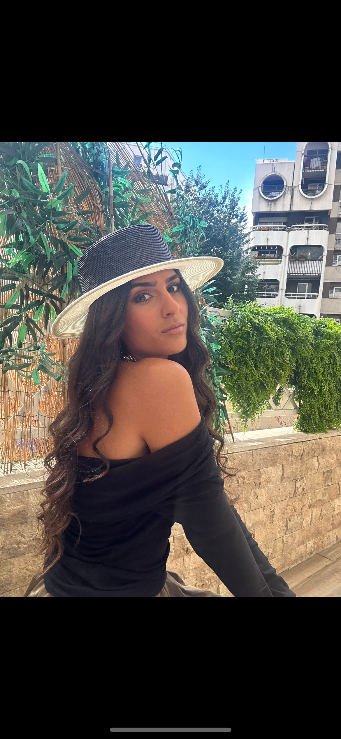 EMY bicolore noir /beige